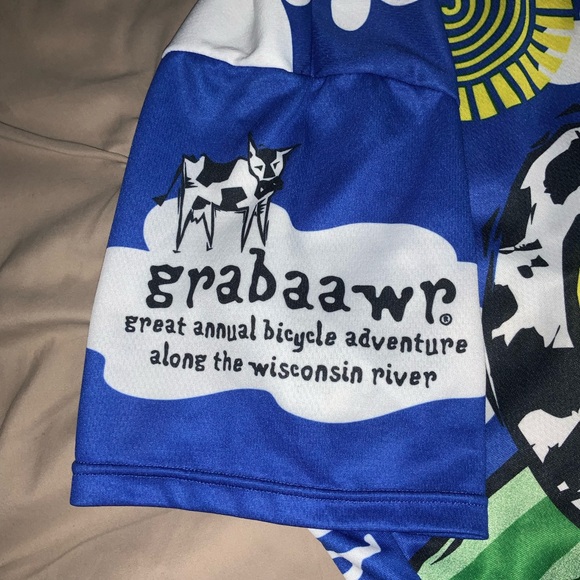 Louis Garneau Biking Shirt Men’s size Medium WI River Adventure - Picture 6 of 6